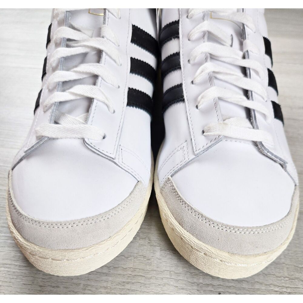 adidas Originals Abdul-Jabbar Hi White Core Black High Top Shoes Mens 14 NWT - Picture 10 of 10